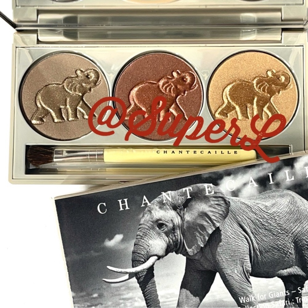 NEW Chantecaille Safari Collection Eye Trio Walk for Giants Elephant Eyeshadow